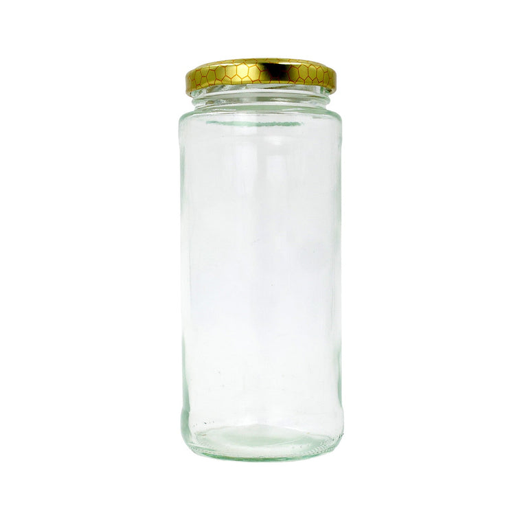 Glass Tall Cylinder Jar | 375 ml | 16 oz (price per case)