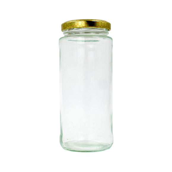 Glass Tall Cylinder Jar | 375 ml | 16 oz (price per case)