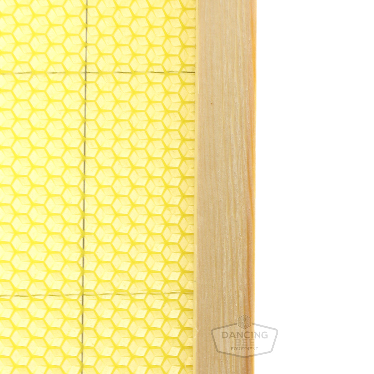 Dancing Bee | Assembled Beeswax Frame | Deep