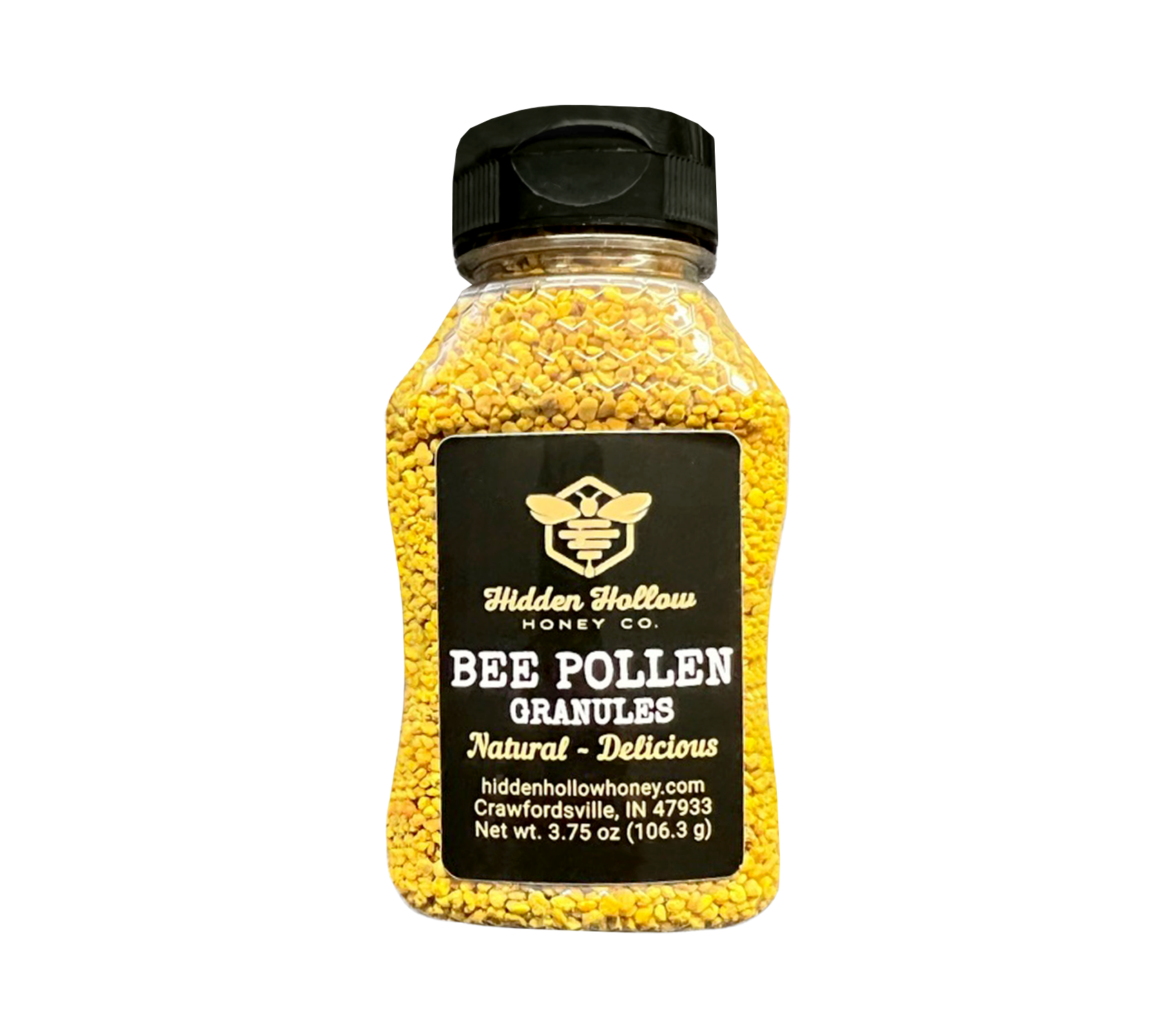 Bee Pollen Granules 3.75 oz - All Natural Health Food - Wildflower Pollen