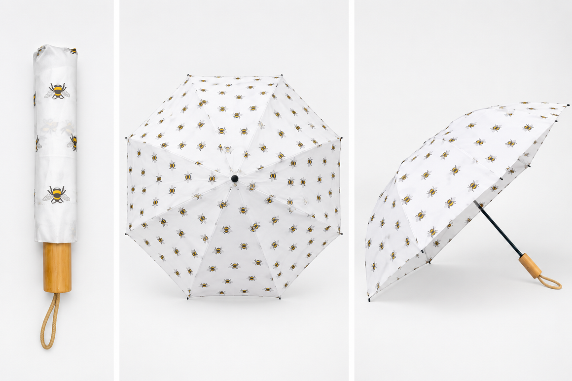The Bee Works | White Umbrella
