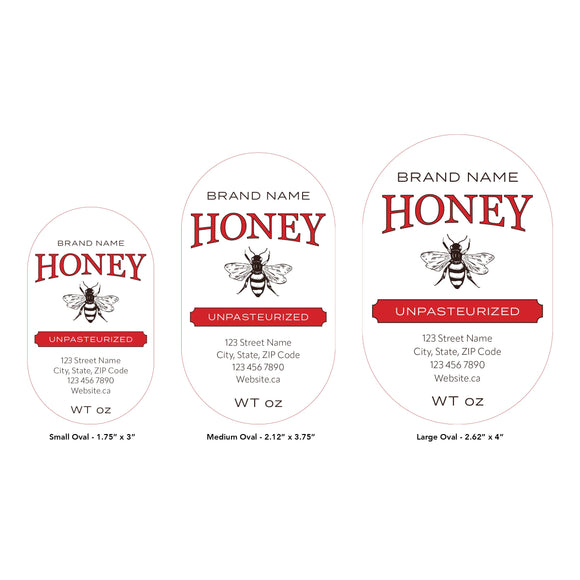 Design 2 | Custom Honey Labels