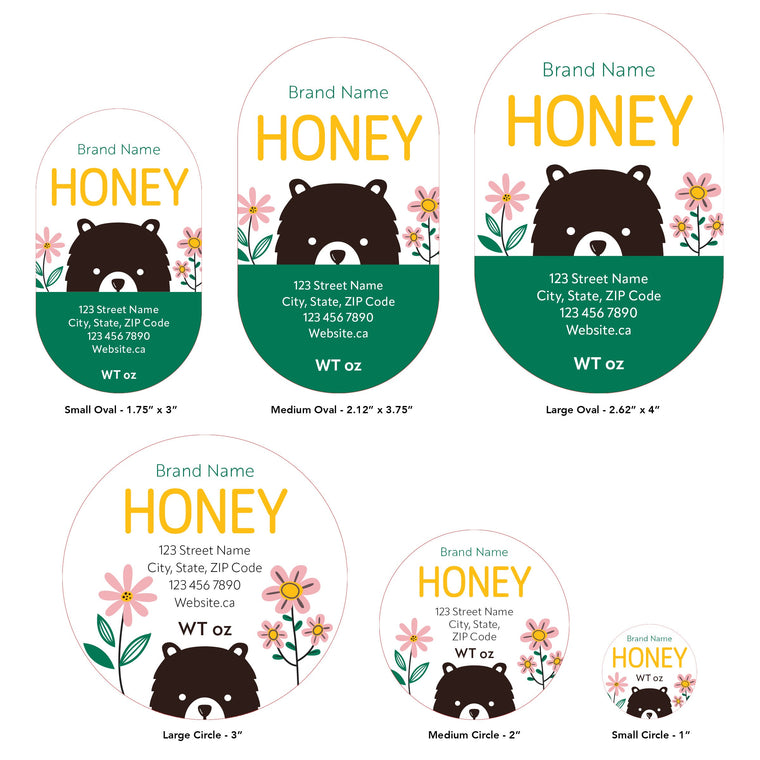 Design 4 | Custom Honey Labels