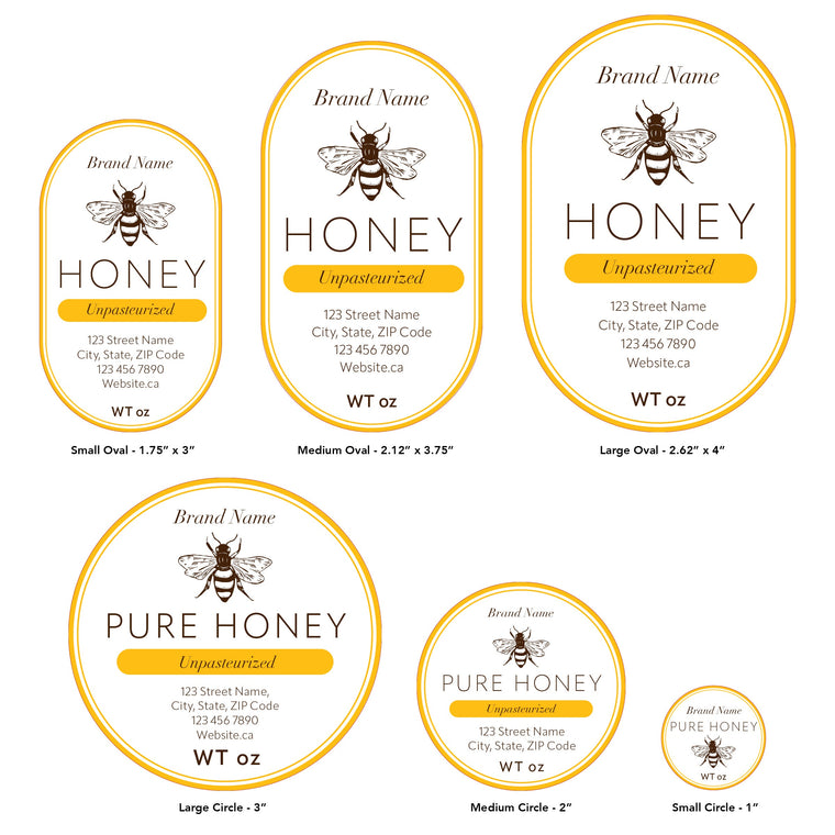 Design 5 | Custom Honey Labels