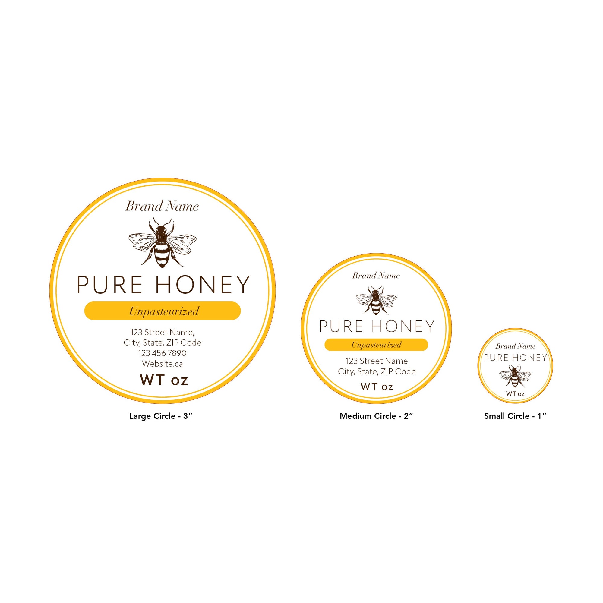 Design 5 | Custom Honey Labels