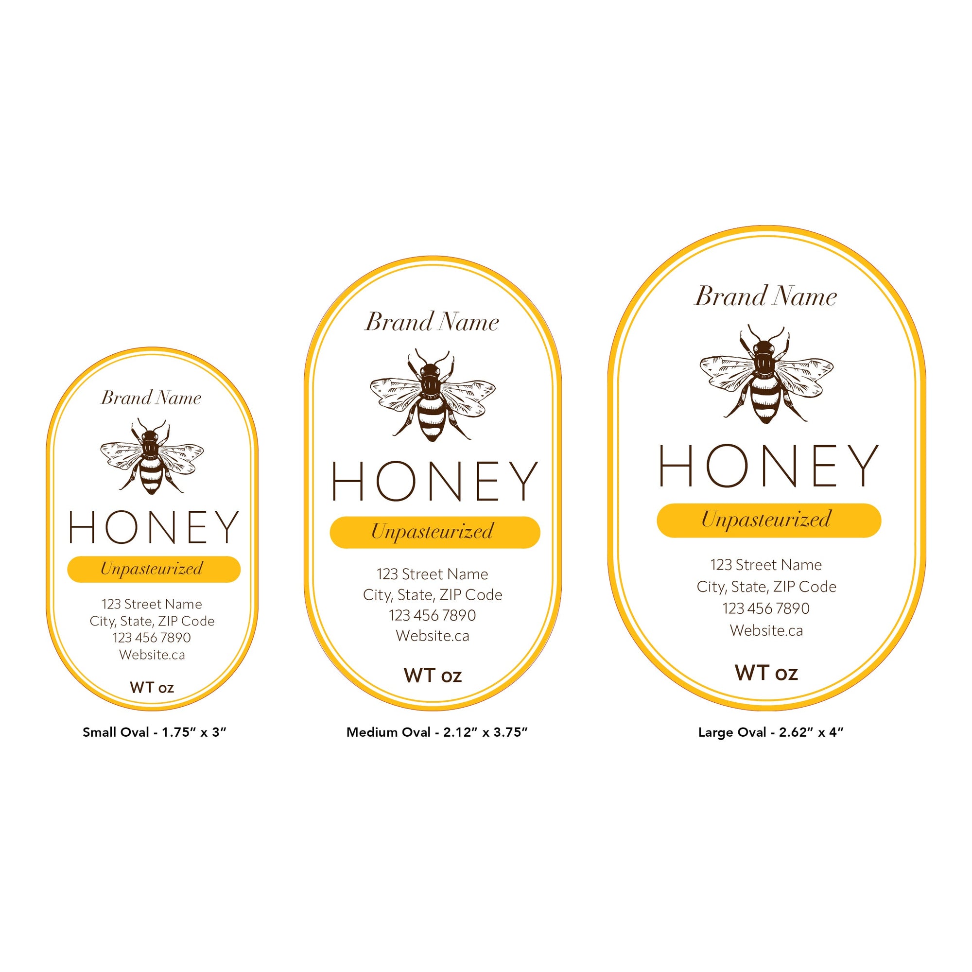 Design 5 | Custom Honey Labels