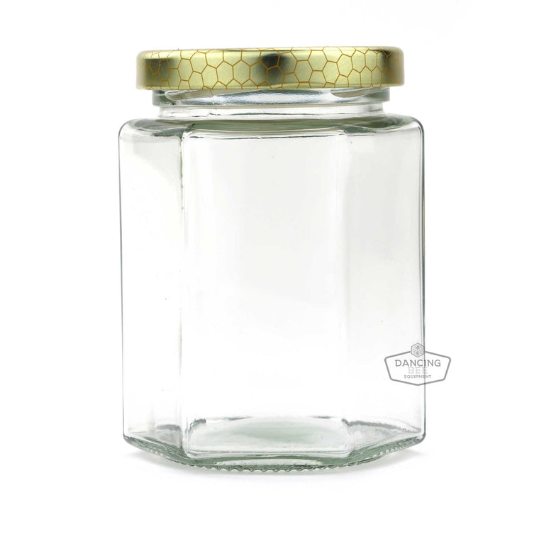 Glass Hexagon Jar | 190 ml | 9oz