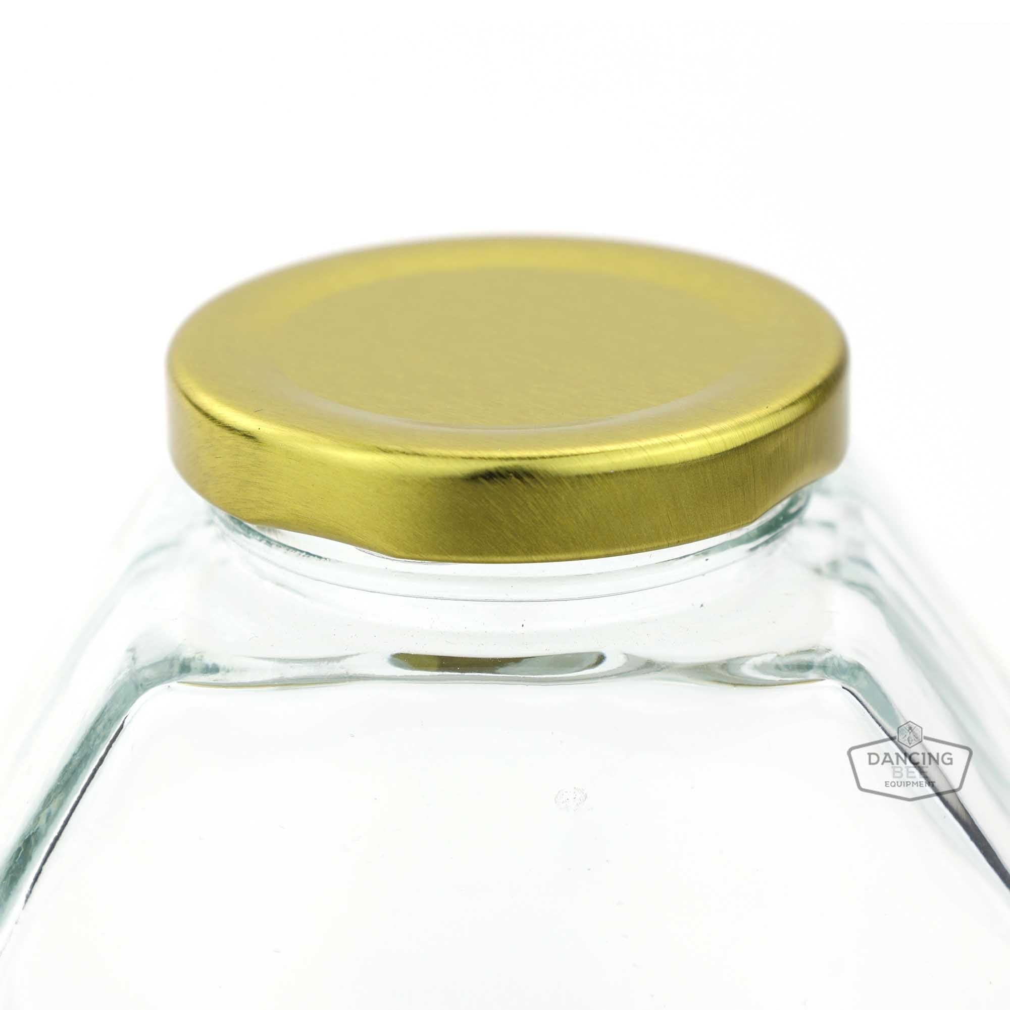 Hexagon Jar | Side View | 180ml | 9 oz (price per case)