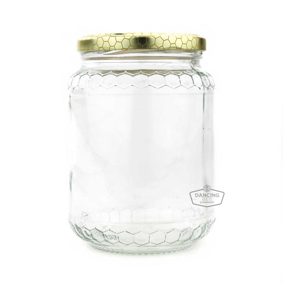 Glass Honeycomb Jar | 750 ml