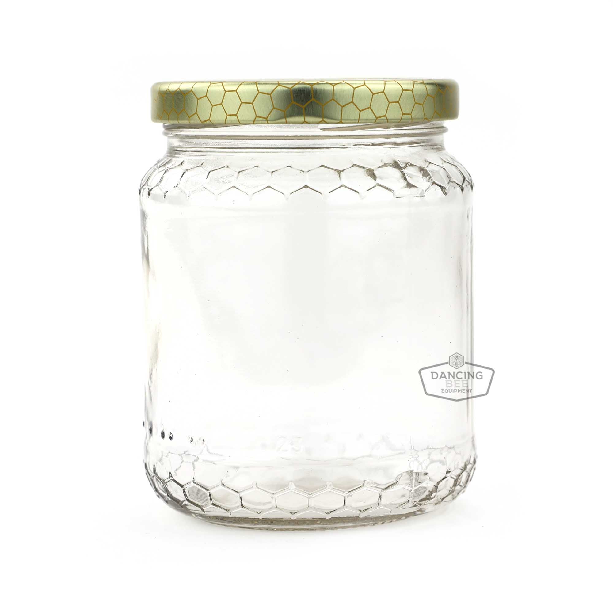 Glass Honeycomb Jar | 375 ml | 16 oz