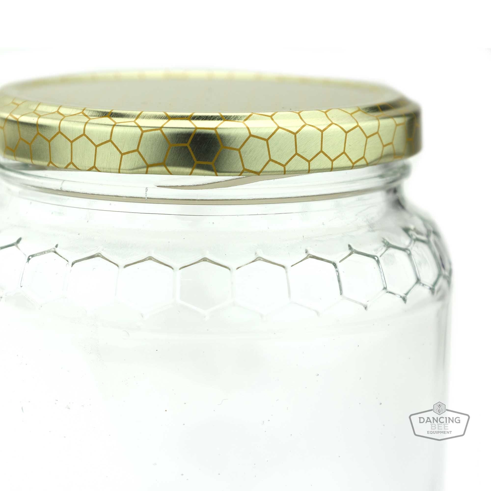 Glass Honeycomb Jar | 750ml | 32 oz (price per case)