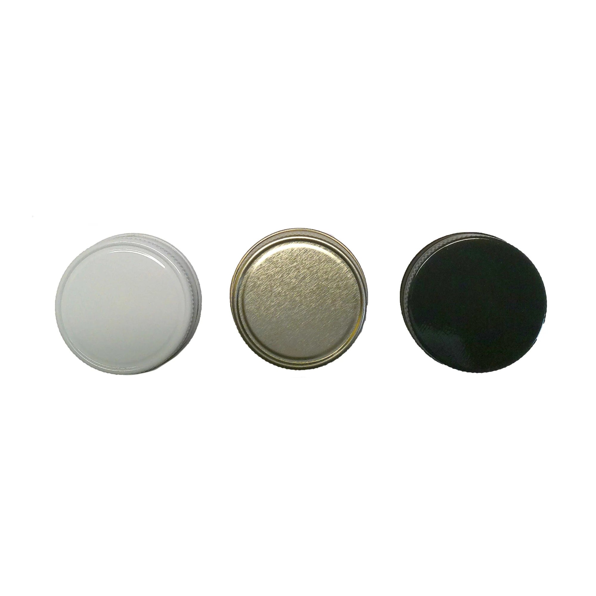 48mm Metal Lids for Glass Jars (Classic 1 lb and 8oz and Queenline 8oz)