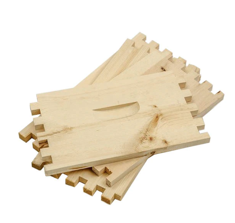 Dancing Bee Equipment | 8 Frame | Unassembled Deep Box 3/4" | Grades