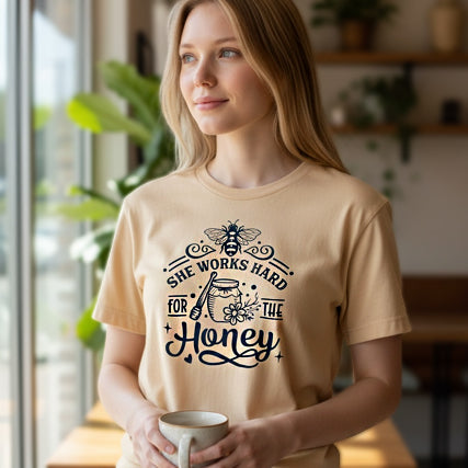 Shirt - Works Hard Mustard