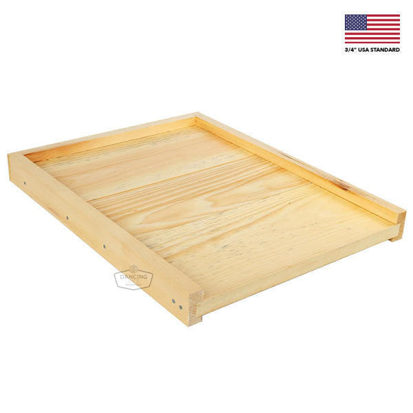 3/4" USA | Wax Dipped Bottom Board | 10 Frame