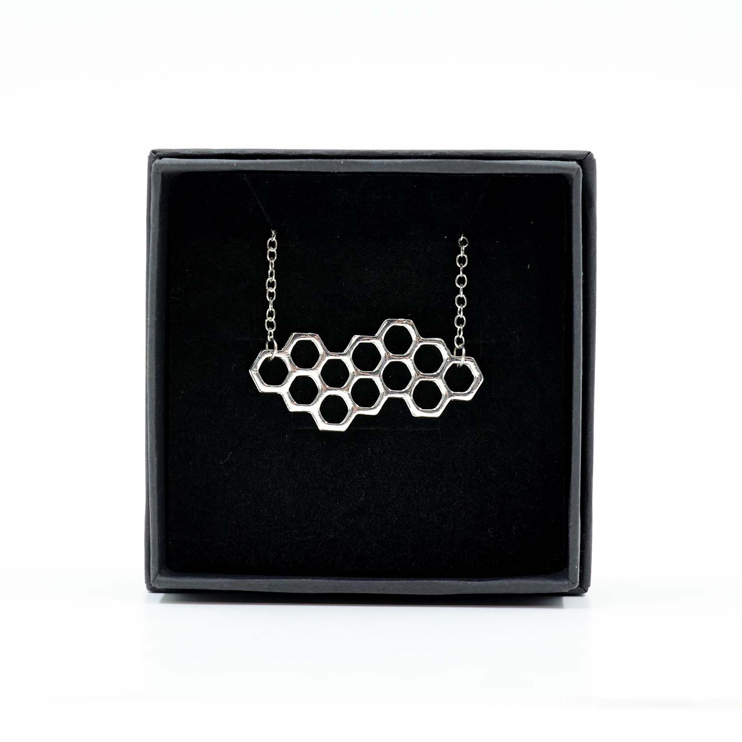 The Bee Works | Small Honeycomb Necklace